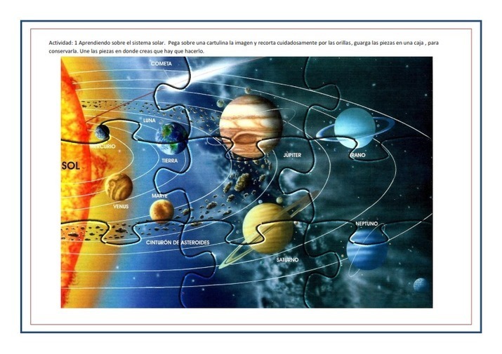 Rompecabezas del store sistema solar