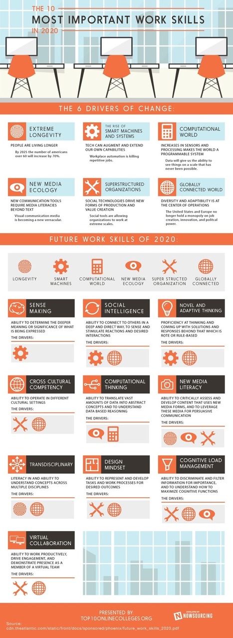 These are the top 10 workforce skills students will need by 2020  (Infographic) | Into the Driver's Seat | Scoop.it
