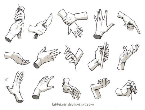 Hands Reference 3 | Drawing References and Resources | Scoop.it