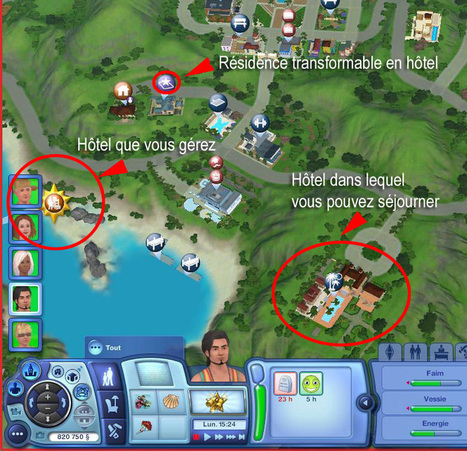 Sims 3 Ile de Rêve  : La gestion hôtelière « L'univers Sims | Les Sims | Scoop.it