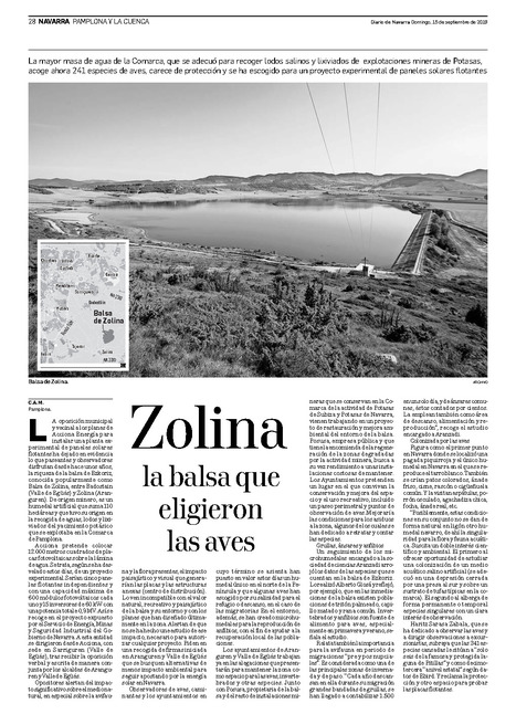 Zolina la balsa que eligieron las aves | Ordenación del Territorio | Scoop.it