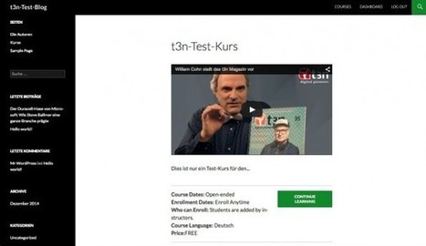 CoursePress: Das WordPress-Plugin für eigene Online-Seminare im Kurztest [Screencast] | Wordpress-Webdesign | Scoop.it