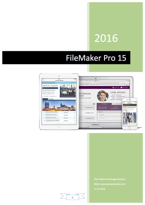Tutorial FileMaker 15 | Pere Manel Verdugo Zamora | Learning Claris FileMaker | Scoop.it
