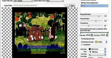 Cute Video Watermark, software para a&ntilde;adir marcas de agua a tus v&iacute;deos | Aplicaciones y Herramientas . Software de Dise&ntilde;o | Scoop.it