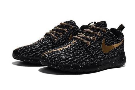 nike roshe run mens gold