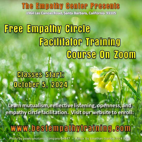 Free online Empathy Circle Facilitator Training course starts October 5th, 2024 | Empathy Movement Magazine | Scoop.it