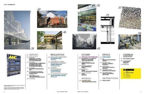 Le numéro de novembre d'AMC est paru | Architecture - Construction | Scoop.it