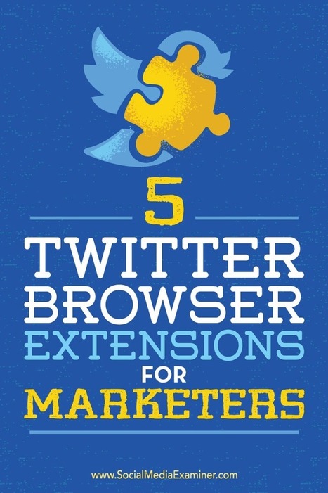 5 Twitter Browser Extensions for Marketers : Social Media Examiner | Top Social Media Tools | Scoop.it