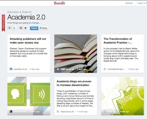 Collect Any Type of Web Content Into Visual Collections with the New Bundlr | Digital Curation in Education | Scoop.it