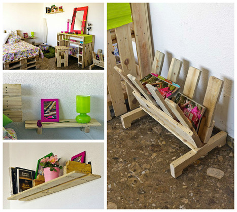 Teenager Bedroom With Reclaimed Pallets | 1001 Pallets ideas ! | Scoop.it