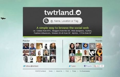 Twtrland &ndash; plataforma para el descubrimiento de personas y lugares en Twitter.- | Google+, Pinterest, Facebook, Twitter y mas ;) | Scoop.it