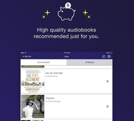 Chirp Books. Para encontrar y promocionar audiolibros | Las TIC en el aula de ELE | Scoop.it