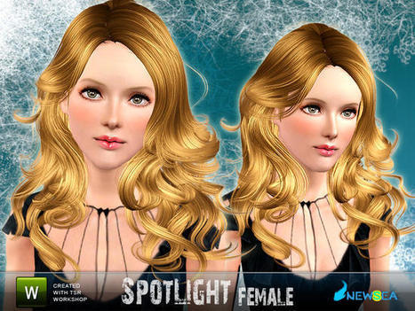 Newsea SpotLight Female Hairstyle : GRATUIT pendant 24h sur TSR | Les Sims | Scoop.it