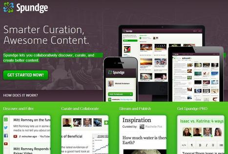 Spundge - collaborative curation | Better know and better use Social Media today (facebook, twitter...) | Scoop.it