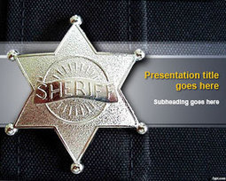 Sheriff PowerPoint Template | Free Powerpoint Templates | PowerPoint presentations and PPT templates | Scoop.it