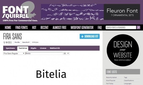 Los mejores sitios para descargar tipografías premium gratuitas y open source│@bitelia | Educación, TIC y ecología | Scoop.it