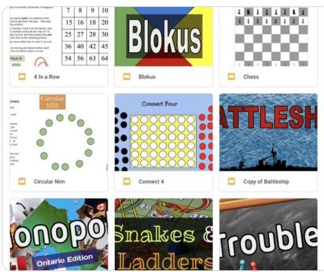 Classic games in Google Slides - shared by @VirtualGiff | Education 2.0 & 3.0 | Scoop.it