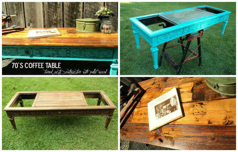 70's Coffee Table Went Southwestern | 1001 Pallets ideas ! | Scoop.it