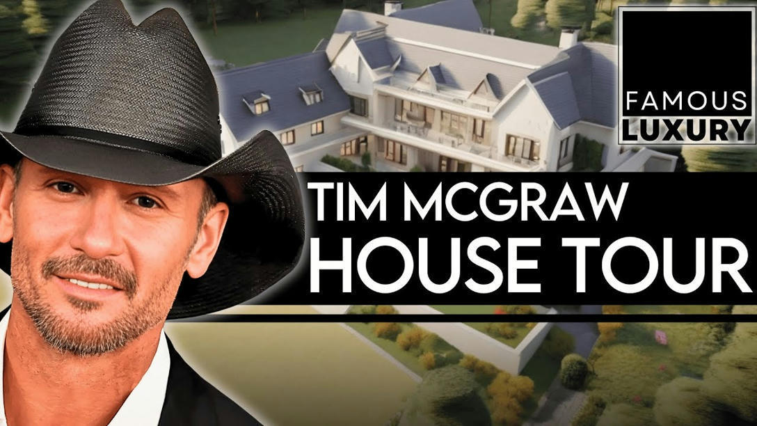 Tim McGraw's Mega Mansion Tour! Inside the Lavi...