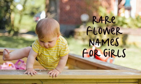 Rare Flower Names For Girls | Name News | Scoop.it
