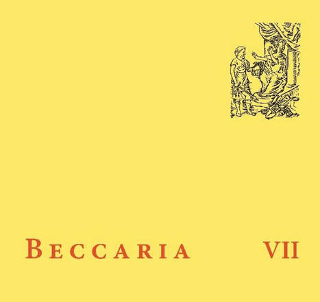 Beccaria. Revue d’histoire du droit de punir, VII | Les Livres de Philosophie | Scoop.it