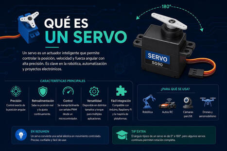 Qu&eacute; es un Servo y Servomotor: Tipos, funcionamiento y aplicaciones | tecno4 | Scoop.it