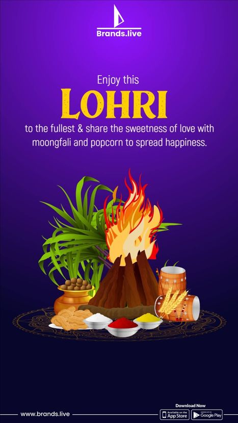 Create FREE Happy Lohri insta story Poster Make - 2024 | Brands.live | Brands.live | Scoop.it