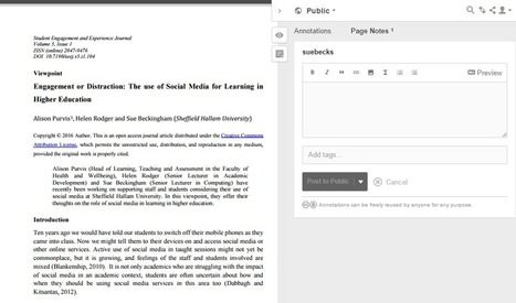 Hypothes.is – a digital annotation tool for collaborative and active reading | Information and digital literacy in education via the digital path | Scoop.it