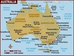 ESL Lesson: Around Australia Map (Cardinal points & prepositions to describe location on a map) - Australian Curriculum Lessons | Geography classroom | Scoop.it