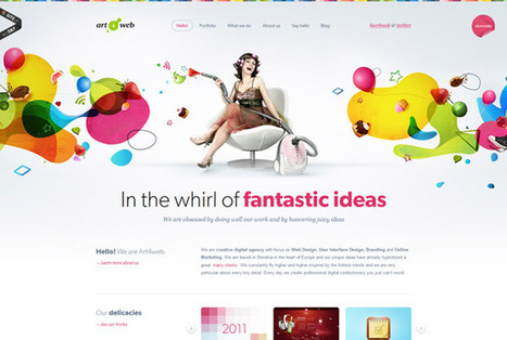 40 Truly Inspiring Web Design Creations | Must Design | Scoop.it