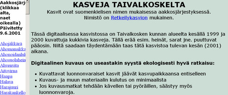 Taivalkosken kasvisto | 1Uutiset - Lukemisen tähden | Scoop.it