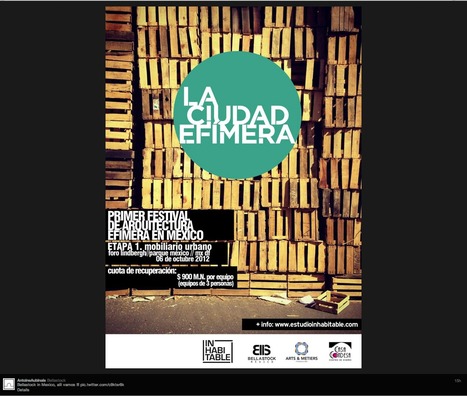 Bellastock in Mexico, alli vamos !!! PRIMER FESTIVAL DE ARQUITECTURA EFIMERA en MEXICO | URBANmedias | Scoop.it
