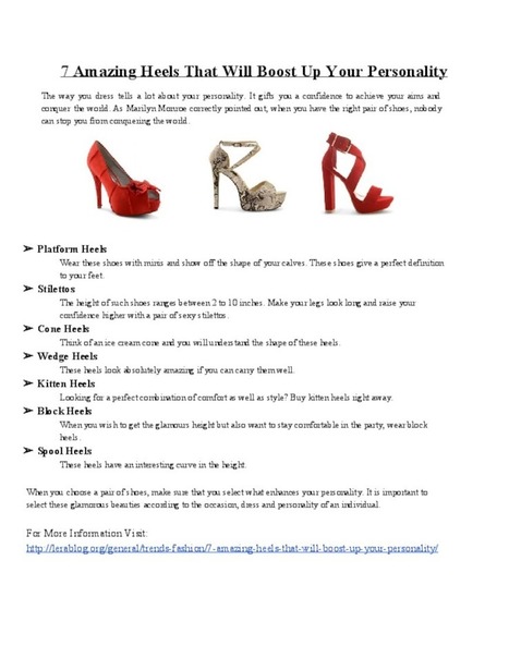amazing heels online