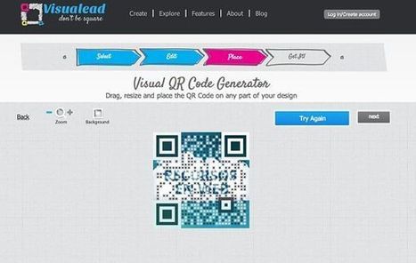 Visualead, genera c&oacute;digos QR con tus propias im&aacute;genes de fondo | Realidad Aumentada | Scoop.it