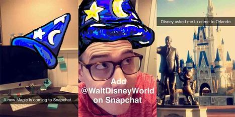 Ejemplo de como Walt Disney utiliza Snapchat en su estrategia de marketing | Aplicaciones y Herramientas . Software de Diseño | Scoop.it