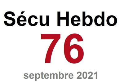 Sécu Hebdo n°76 du 4 septembre 2021