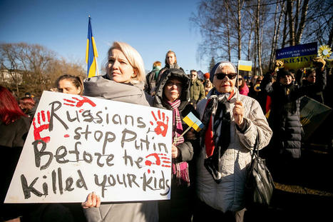 ‘Russian women, wake up!‘: thousands of Lithuanian women protest invasion of Ukraine - LRT | EuroMed gender equality news | Scoop.it