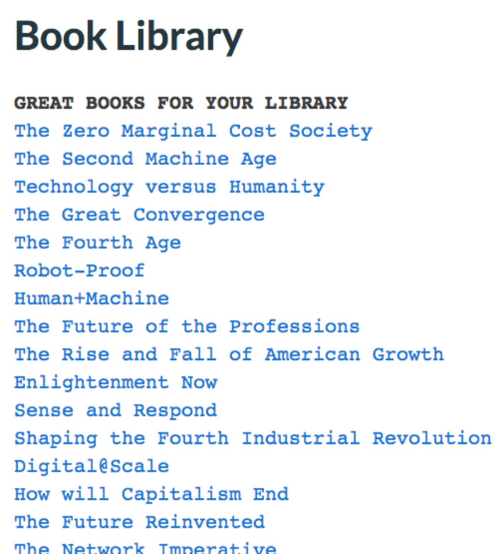 #mustRead book list for anyone interested in the digital technology emerging future HT @franckdiana | WHY IT MATTERS: Digital Transformation | Scoop.it