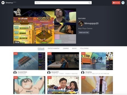 Streamup, créer son propre streaming vidéo en ligne gratuitement | Boite à outils blog | Scoop.it