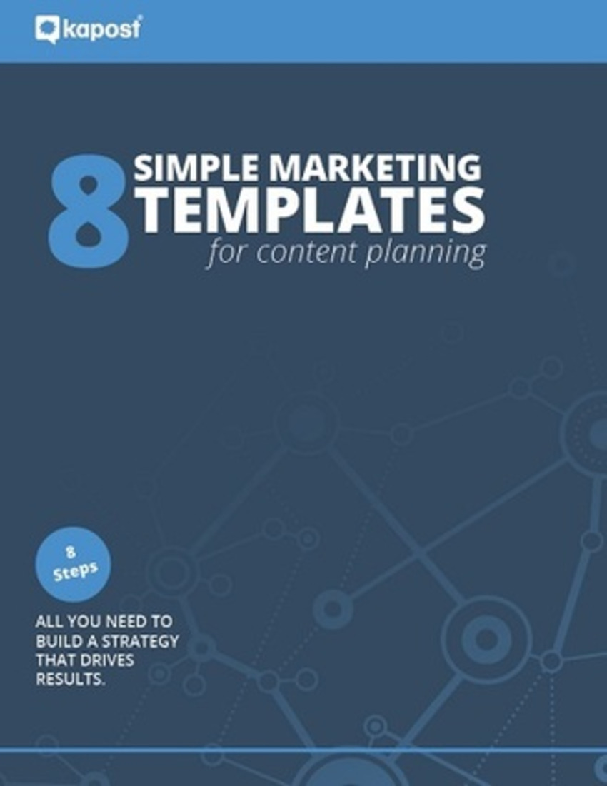 8 Simple, Scalable Marketing Templates for Planning Your Content - Kapost | The MarTech Digest | Scoop.it