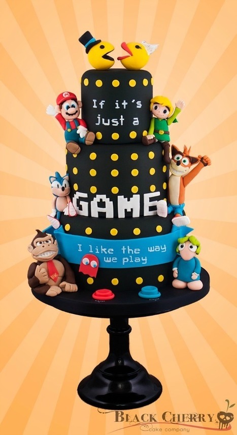 10 Wonderful Wedding Cakes Inspired by Video Games (cakes, food, weddings, video games, gamers) - ODDEE | CLOVER ENTERPRISES ''THE ENTERTAINMENT OF CHOICE'' | Scoop.it