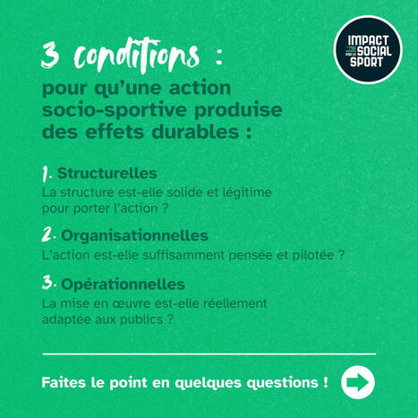 Impact Social par le Sport |&nbsp;Comment d&eacute;velopper son impact social par le sport ? | 3 - Innovations sociales | Scoop.it