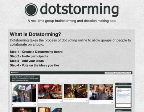 Dotstorming. Un tableau blanc en ligne pour des brainstormings avec vos &eacute;l&egrave;ves &ndash; Les Outils Tice | UseNum - Education | Scoop.it