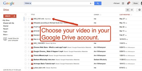 Free Technology for Teachers: Use Google Drive to Share Videos Privately | ICT for Australian Curriculum | Scoop.it