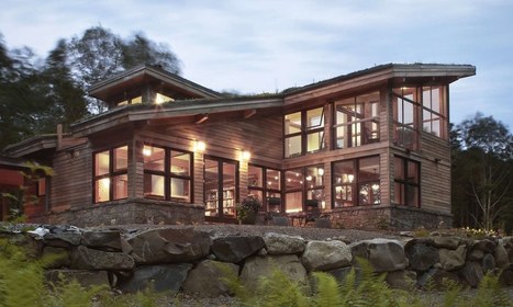 [inspiration] Charmante maison bois contemporaine et sa toiture végétalisée | Build Green, pour un habitat écologique | Scoop.it