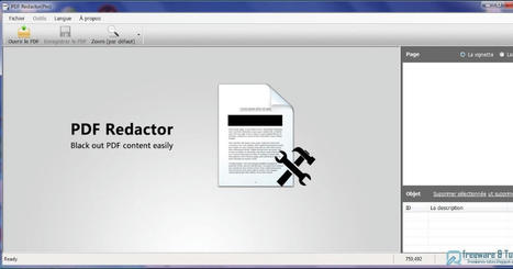PDF Redactor : un logiciel pour masquer ou supprimer du texte et du contenu sensible dans les fichiers PDF | Freewares | Scoop.it