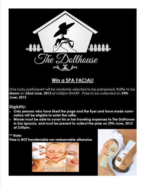 Win a Facial at the Dollhouse | Cayo Scoop!  The Ecology of Cayo Culture | Scoop.it