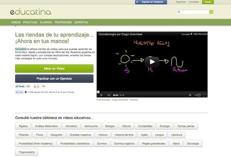 Educación tecnológica: Educatina: vídeos educativos en castellano | Help and Support everybody around the world | Scoop.it