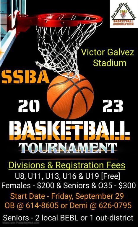 SSBA Basketball Tournament Kickoff | Cayo Scoop!  The Ecology of Cayo Culture | Scoop.it