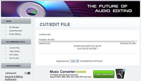 AudioExpert: editor, conversor y grabador de archivos de audio online | Recull diari | Scoop.it